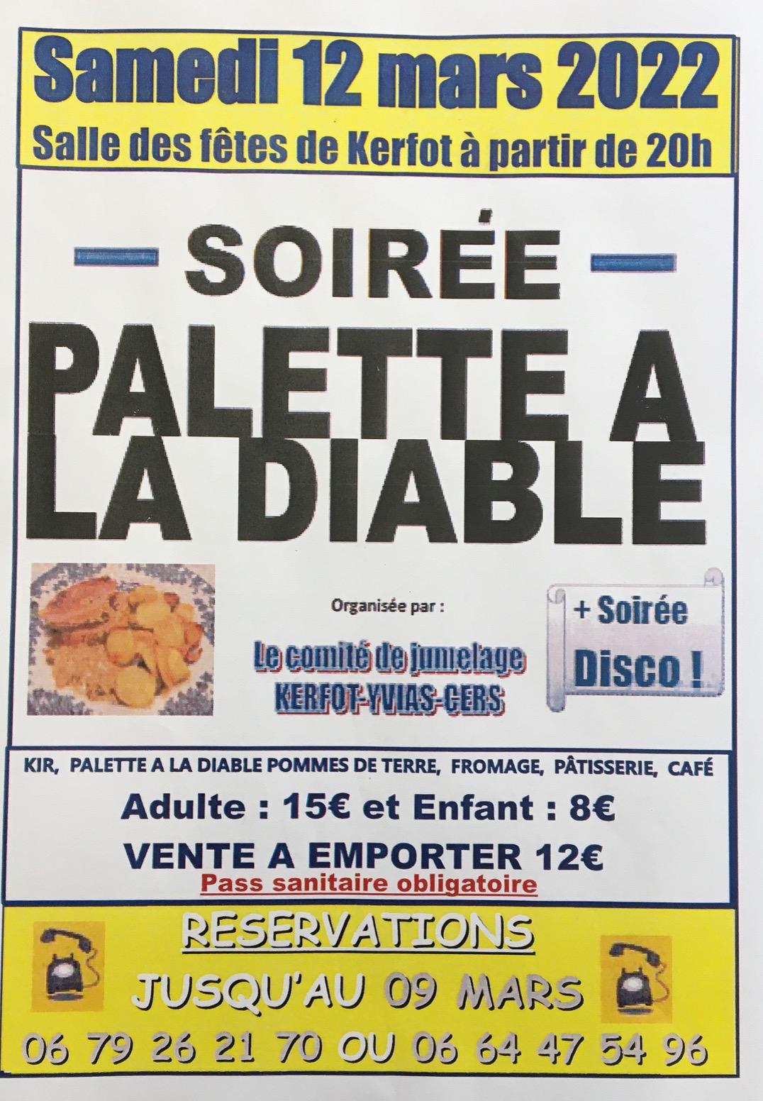 Affiche palette a la diable