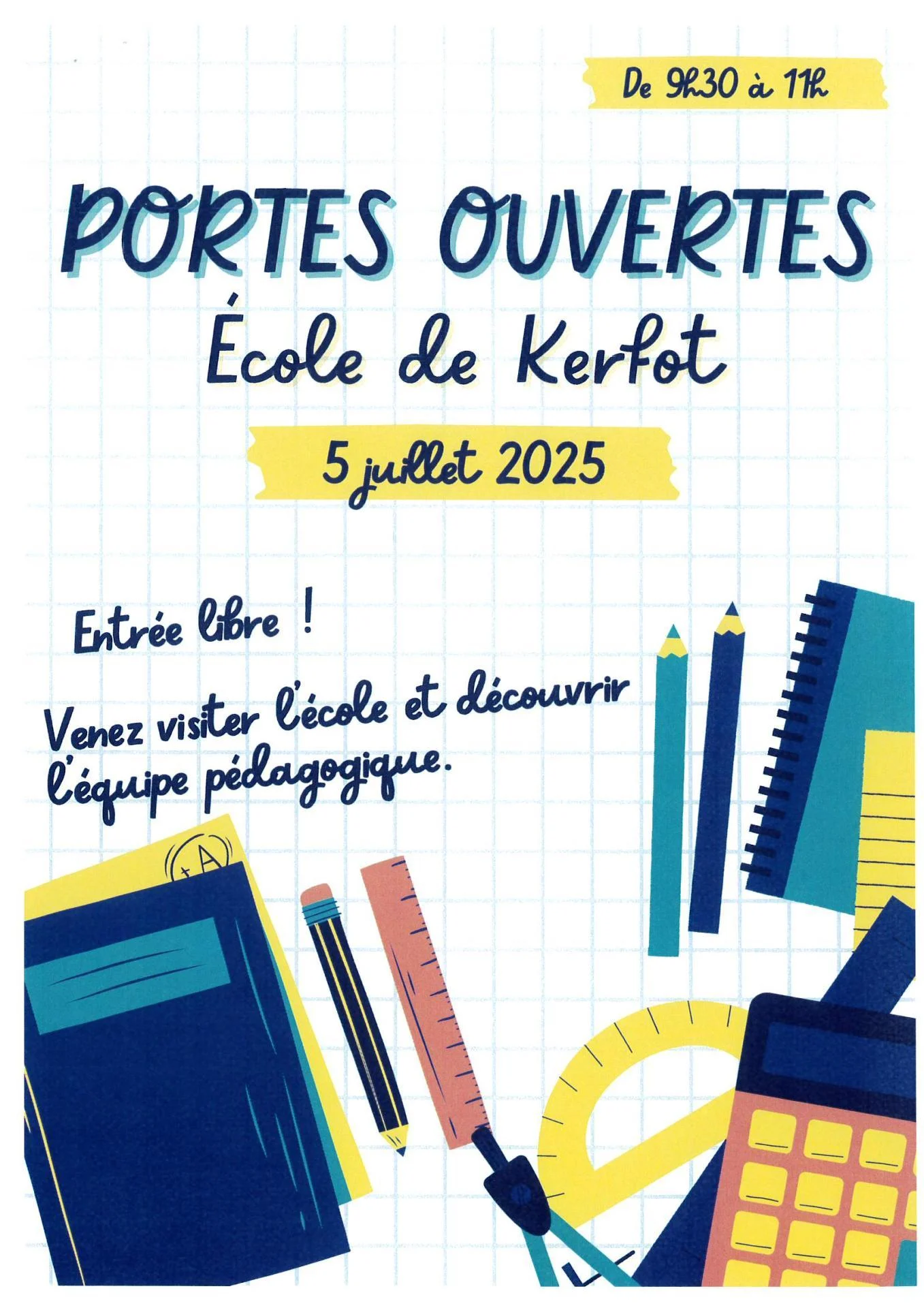 Portes ouvertes - Ecole Primaire de Kerfot