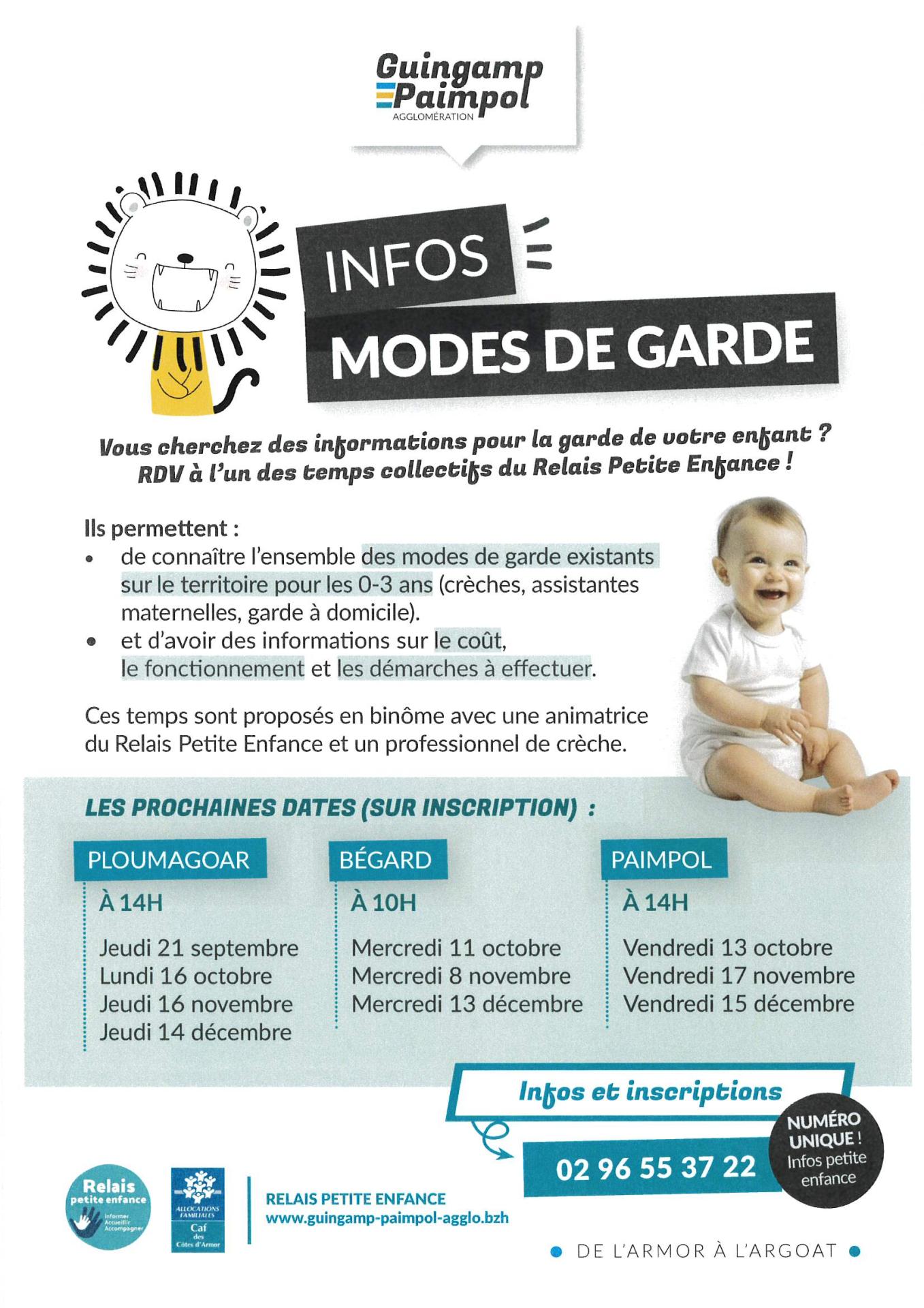 GPA modes de garde